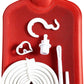 Abyclean Enema Bag Kit Rubber Anal Douche Vaginal Douche Enema Cleaner for Women’s or Man’s Health (Red, 2L)