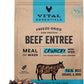 Vital Essentials Freeze-Dried Raw Beef Meal or Mixer Dog Food Crunchy Mini Nibs, 14 oz