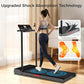 Treadmill with Handles, Treadmills for Small Spaces, 3.0HP Walking Pad Treadmills with Handle Bar & LED Display, Treadmill with Desk Workstation for Home Office, 320 LBS Capacity