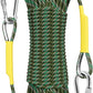 X XBEN Outdoor Climbing Rope 10M(32ft) 20M(64ft) 30M(96ft) 50M(160ft) 70M(230ft) 152M(500FT) 352M(1000FT) Static Rock Climbing Rope for Escape Rope Ice Climbing Equipment Fire Rescue Parachute