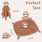 Pro Goleem Sloth Security Blanket Soft Loveys for Babies for Boys and Girls Newborn Lovie Infant Blankie Sloth Baby Stuff Baby Snuggle Toy Stuffed Animal Baby Gifts 14 Inch