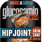 Glucosamine for Dogs Hip & Joint Supplement – “Two-in-One Combo” Dog Joint Care and Improved Skin & Coat with Chondroitin, MSM, Omega 3, Collagen & Biotin, 60 Chewable Tablets