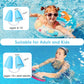 Painless Nose Plugs for Swimming,Nose Plugs for Swimming for Kids (Age 6+) and Adults, Ensure Comfort and Safety in The Water (White, S)