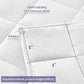 King Size Weighted Blanket for Adults (30 lbs, 80” x 87”, White) Cooling Heavy Blanket for Sleeping Perfect for 290-310 lbs, Breathable Blanket for Adults & Couple All Season, Machine Washable