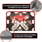 EALER Hockey Goal with Shooting Targets – 6′×4′ Portable Street & Ice Goal, Heavy-Duty 2″ Steel Frame, 11 Target Holes, Tear-Proof Fabric, Official Size, Easy Backyard Assembly