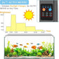 HITOP 24-32in Full Spectrum LED Aquarium Light with Timer, Auto 24/7 Lighting Cycle& 10-Level Brightness Adjustment, Fish Tank Light for Plant Growth, with Extendable Brackets