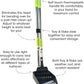 Aluminum Telescoping Metal Handled Poop Tray with Rake Sturdy Lightweight Pooper Scooper Extends 43" Long Scoop Great for Large & Small Dogs (2154)