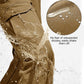 FREE SOLDIER Men's Outdoor Softshell Fleece Lined Cargo Pants Snow Ski Hiking Pants with Belt