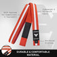 Elite Sports Kids Brazilian Jiu Jitsu Belts Preshurunk Martial Arts Youth BJJ Belts for Girls & Boys with BJJ Ranking Stripes