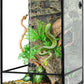 REPTIZOO 90 Gallon Reptile Terrarium 24" x 24" x 36" Large Glass Reptile Tank, Tall Terrarium with Front Opening Door and Top Screen Ventilation Easy Assembly Habitat Tank
