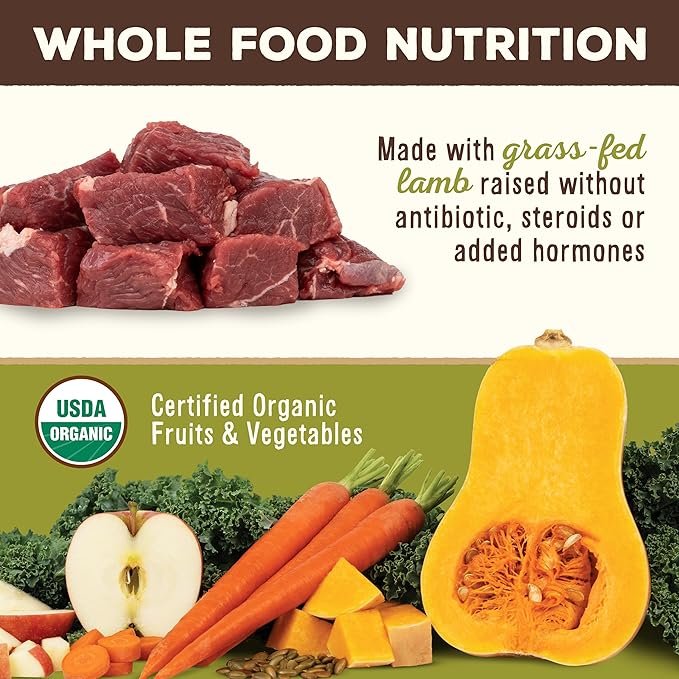 Primal Freeze Dried Raw Dog Food Nuggets, Lamb, Complete & Balanced Meal, Also Use as Topper or Treat, Premium, Healthy, Grain Free, High Protein Raw Dog Food, 14 oz (Pack of 4)