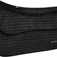 Tackmore Western Saddle Pad Adjustable with Side Pockets and Foam Inserts Shock-Absorbing Riding Pad