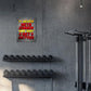Gym Quotes Wall Art,Inspirational Workout Wall Decor,It Never Gets Easier You Just Get Better Canvas Wall Art for Home Gym Exercise Fitness Room