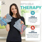 Reusable Ice Packs for Injuries - (10" x 6") Soft Ice Pack with 1 Sided Velvet Soft Fleece Fabric, Flexible Hot and Cold Gel Ice Pack Set, Grey, Pack of 4