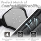Eagloo Dog Harness Medium Sized Dog, No Pull Service Vest with Reflective Strips and Control Handle, Adjustable and Comfortable for Easy Walking, No Choke Pet Harness with 2 Metal Rings, Grey, M