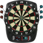 Electronic Dart Board, Soft Tip Dartboard Set 40 Games, 427 Variants Digital Electric Dart Boards with Colorful LED, 6 Darts, 100 Tips, Power Adapter