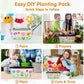 IELEK Paint & Plant Growing Flower Garden Kit for Kids - Arts and Crafts Gardening Set Easter Gifts Kit for Girls & Boys Ages 5, 6, 7, 8, 9, 10, 11 & 12 Year Old
