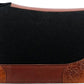Jeereal 32"x34" Western Horse Saddle Pad,100% Wool Blend Felt 3/4" Thick (Black)