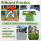 PROLEE Pitching Mound, 6.5 Inch Pitchers Mound with Antifade Turf, Pitching Mounds for Baseball, Portable Design with Easy Carrying