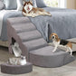 Foam Dog Stairs & Steps Ramps for High Beds 30 inches Tall for Small Dogs and Cats, LitaiL 6 Step Pet Stairs Steps for High Beds 30 inch Large Dogs, Non-Slip Dog Ramps for Older Cat