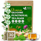 FreshDrinkUS, Premium 30 Tea Bags Glucose Functional Tea – Herbal Blend with Gymnema, Cinnamon, Bitter Melon, Tulsi & More –– Caffeine-Free. Sugar-Free. Gluten-Free. Vegan