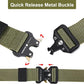 KingMoore Men's Tactical Belt Heavy Duty Webbing Belt Adjustable Military Style Nylon Belts with Metal Buckle