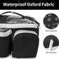 Bike Rear Rack Bag Waterproof Ebike Mountain Bicycle Saddle Bag 12L Cycling Pannier Trunk with Reflector & Shoulder Strap for Commuter Travel Outdoor
