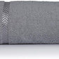 CASA COPENHAGEN Ember, 500 GSM, 16x28 Inches, Hand Towels, Set of 12 Towels, Super Soft and Absorbent, Egyptian Cotton Towels for Bathroom & Kitchen - Light Grey +White +Black +Dark Grey