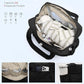 Gym Bag for Women, Travel Duffle Bags with Wet Pocket, Lightweight Carry on Bag Overnight Weekender Duffel Bag, Water Resistant (Black)