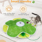 Interactive Cat Toy, Rechargeable Cat Toys for Bored Indoor Adult Cats, Hide and Seek Cat Toy with Motion Activated, Feather Toys, Chirping, Exercise Toys for Indoor Bored Adult Cats