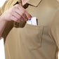 TBMPOY Men's Polo Shirts with Pocket Short Sleeve Quick Dry Casual Sports Outdoor Golf Shirt