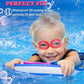 Aegend 2 Pack Kids Goggles, Swimming Goggles for Kids Age 4-16 Boys and Girls Youth, Anti-Fog Waterproof Anti-UV Pool Goggles