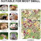 Rabbit Toys 20 Pack Bunny Toy Bunny Chew Toy Guinea Pig Treats Timothy Hay Toys Chips with Herbal Flowers Timothy Hay Grass Hamster Snacks Chinchillas Gerbils for Small Animals Teeth