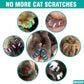 10x Colors / 100 pcs Cat Nail Caps | Cat Claw Covers with Adhesives and Applicators | Alpha (L)