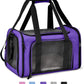 Large Cat Carriers Dog Carrier Pet Carrier for Large Cats Dogs Puppies up to 25Lbs, Big Dog Carrier Soft Sided, Collapsible Travel Puppy Carrier - Large - Purple
