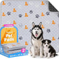 Washable Pee Pads for Dogs, 2 Pack Reusable Puppy Pads, Waterproof Pet Pee Pads for Dog Potty Training, Extra Large Dog Pee Pads for Crate, Playpen, and Whelping, Orange 36"x41"