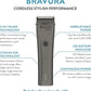 WAHL Professional Animal Bravura Lithium Ion Clipper - Pet, Dog, Cat, and Horse Corded/Cordless Clipper Kit, Gunmetal (41870-0425)
