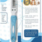 Pet Mat Remover Easily removes Mats Professionally from your DOGS & CATS and Straightens Tuft & Knotted Pet hair. Extremely Gentle on pets, works on Sensitive Skin too! Blue