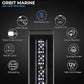 CURRENT USA 48"-60" Inch Orbit Marine LED Saltwater Reef Marine Aquarium Light with Bluetooth App Control | Wireless Lighting & eFlux Wave Pump Control for Fish Tank (4203)