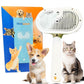 Pet Steam Brush For Cat & Dog - Pets Spray Hair Removal Comb - Cats Indoor Shedding & Grooming Mist Tool - Water Steamer Brushes for Long & Short Haired Dogs - Spritz Defur Comb (White Pro)