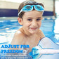 Aegend 2 Pack Kids Goggles, Swimming Goggles for Kids Age 4-16 Boys and Girls Youth, Anti-Fog Waterproof Anti-UV Pool Goggles