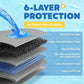 100-Pack X-Large Puppy Pads - 34'' x 28'' Pee Pads for Dogs Potty Training with Leak-Proof Quick-Dry Design, 6-Layer Wee Wee Pads for Dogs, Charcoal, Black