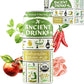 ANCIENT DRINKS Apple Cider Vinegar Beverage with Electrolytes, Vitamins, & Probiotics, Organic, Super-Hydrating Sports Drink - Sekanjabin (Mint & Chili) - 16 fl oz (12 cans)