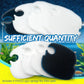 Replacement Canister Filter Pads Compatible with SUNSUN HW-304B/404B/704B/3000 CF500 Aquarium Filter, 6 White Floss and 2 Upgraded Coarse Pads, 8pcs