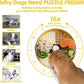 Slow Feeder Dog Bowl with Lick Mat and Puzzle Inserts - Non-Slip Base, Adjustable Speed Design, Dishwasher Safe for Large Dogs,Yellow