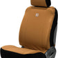 Carhartt Universal Nylon Duck Canvas Fitted Bucket Seat Cover, Durable Seat Protection with Rain Defender, Single, Carhartt Brown