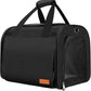 TWDEPART Cat Carrier Backpack - Multifunctional, Firm & Foldable with Roll-Up Shade, Breathable Design Includes Collapsible Bowl & Cushion (Black)