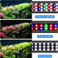 AQQA Full Spectrum Aquarium Light,Fish Tank Lights for Plant Growth Fish Viewing,3 Mode White Blue Red Green LED Beads,Timer,Adjustable Brightness,Extendable Brackets for Freshwater 18W for 18-24inch