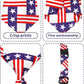 PET SHOW 10 Pack 4th of July Big Dog Ties Neckties for Large Breed Dogs XL Adjustable Holiday Grooming Accessories Patriotic Neck Ties Bowties Girl Boy Pets Memorial Day Holiday Party Costumes