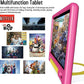 Kids Tablet with Strap, Android 14 Tablet for Kids 10 inch, Toddler Tablets Octa-Core 64GB 1TB Expandable, Children's Tablets with Case, Bluetooth WiFi Parental Control Dual